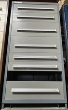 Stanley Vidmar 7-Drawer Tool Storage Cabinets 30" W x 27-3/4" D x 59-1/4”T