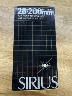 Sirus Objektiv 28-200mm F4.0-5.6 für Olympus OM Mount. Verpackt und kaum benutzt. 