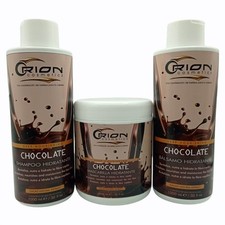 Orion Chocolate Hydrating Hair Kit Shampoo Mask Conditioner Cocoa Extract
