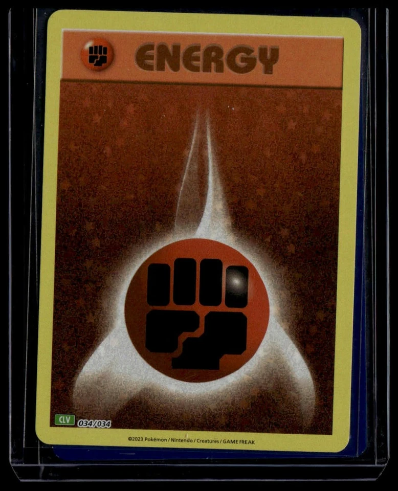 Trading Card Game Classic #034/034 Basic Fighting Energy - Image 2 of 2