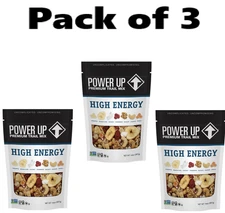 3 pack Power Up High Energy Trail Mix 14oz, Gluten-Free, Vegan, Non-GMO