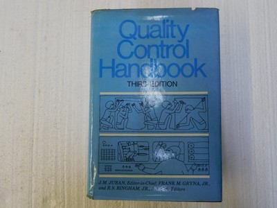 QUALITY CONTROL HANDBOOK. 3RD EDITION. 1979 CAB149