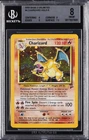 2000 POKEMON BASE SET 2 #4 CHARIZARD-HOLO BGS 8