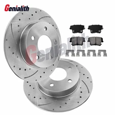 12.60 in RWD Rear Rotors + Brake Pads for Charger 300 Dodge Challenger Charger