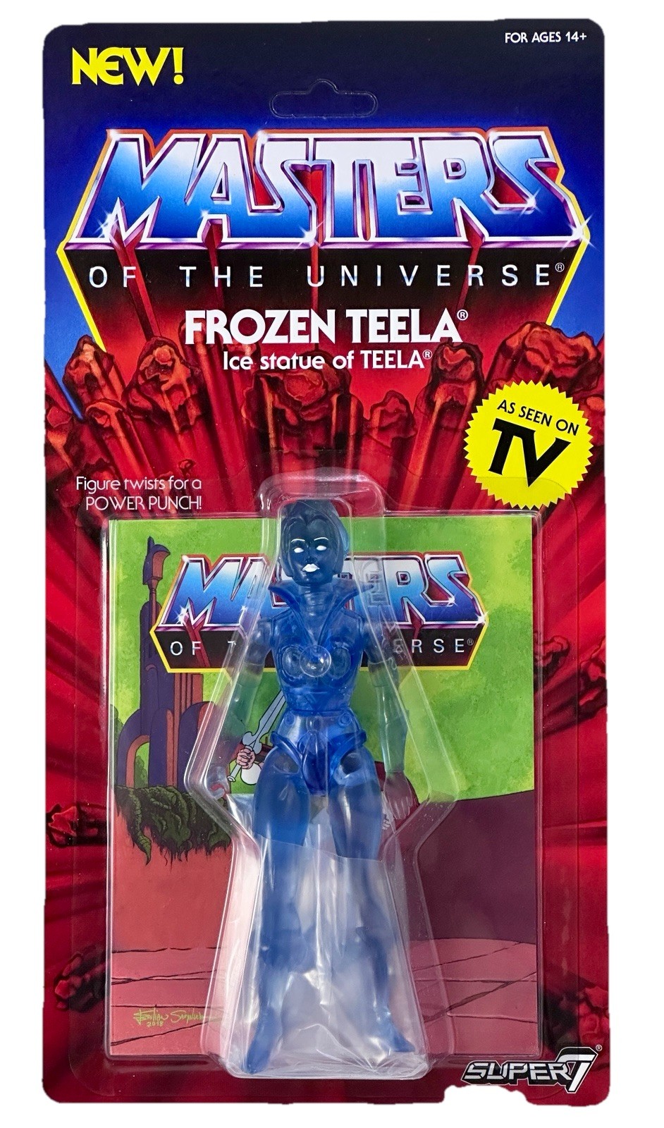 Frozen Teela Neo Vintage Filmation MOTU 2019 Mosc Carded Figure  