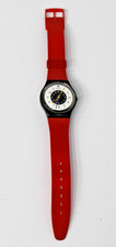 Orologio Vintage 1984 Swatch Chrono Tech GB403 34mm Cassa e Cinturino Svizzero Originali