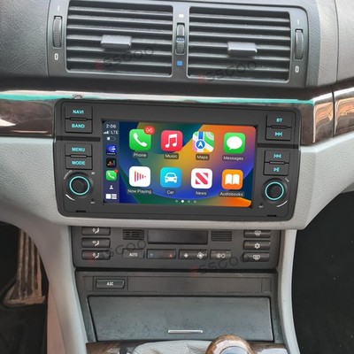 For BMW 3-series E46 M3 7'' Car Stereo Radio Apple CarPlay GPS NAVI Android14 32G