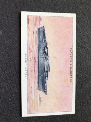 1939 Player Modern Naval Craft Card # 39 ''Akagi'' (EX)