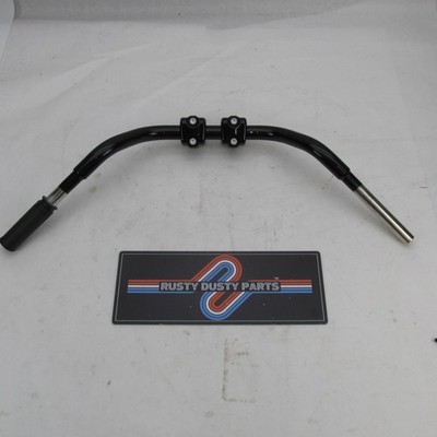 Harley OEM 7'' Rise x 33'' Spread Gloss Black 1.25'' Fat Handlebars w/ 2.5'' Risers