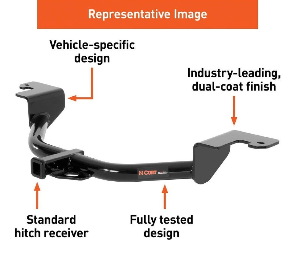 Curt Class 2 Trailer Hitch 12343 for Lexus ES 350 / Toyota Camry Foto 2 de 4