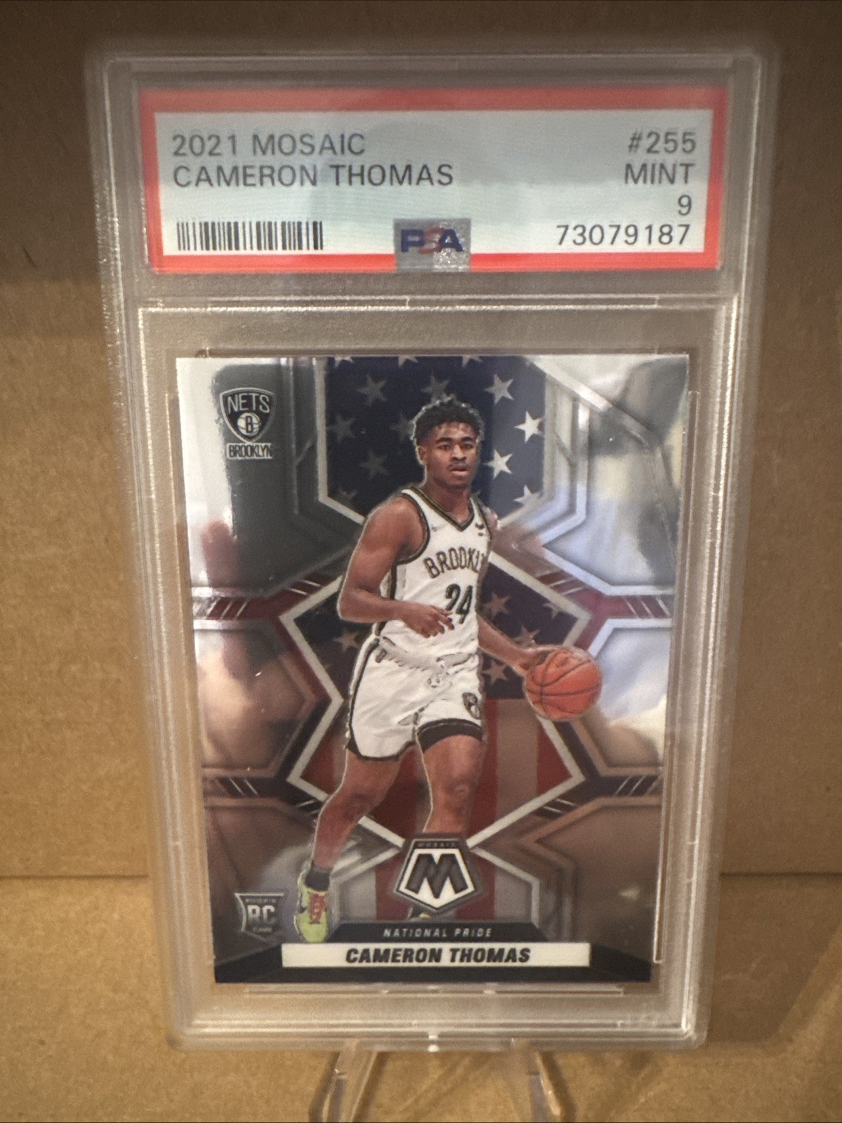2021-22 Panini Mosaic - National Pride Cameron Thomas #255 (RC)