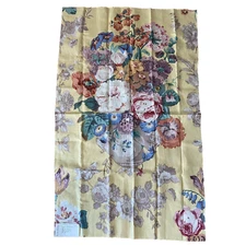 Lee Jofa Wakehurst Handblocked Print 100% Linen Fabric England 39"x24" RIVET