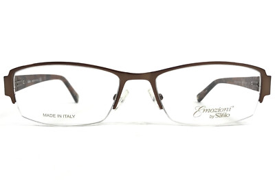 Emozioni Von Sonnebrille Safilo Brille Rahmen EM4354 RF4 Glänzend Brown Crystals