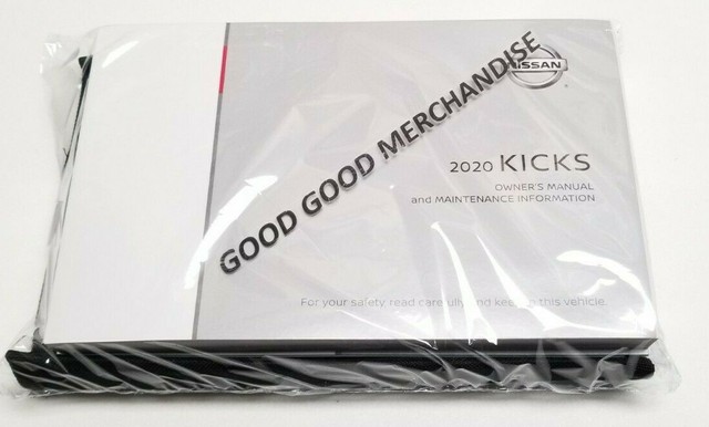 2020 NISSAN KICKS OWNERS MANUAL EXCLUSIVE SENSE SR ADVANCE SV S SPORT