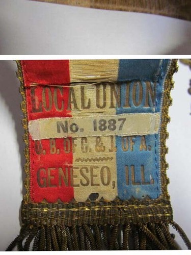 Antico Nastro Campagna Convenzione Unione UBC n. 1887 Geneseo Ill Whitehead Hoag - Foto 2 di 7