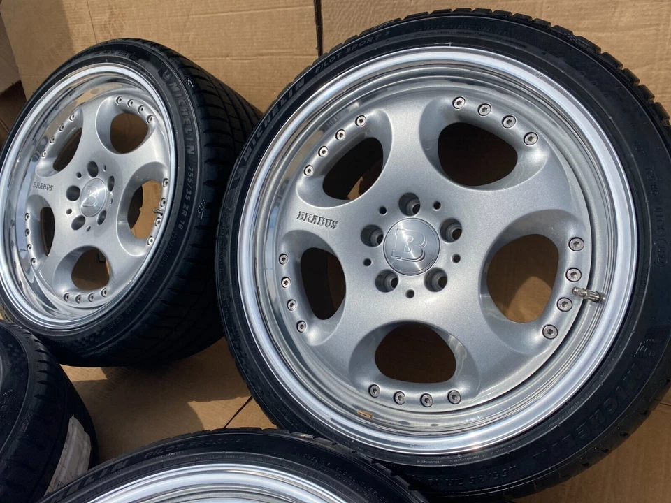 Brabus Felgen 18" Monoblock 4 Reifen Mercedes SLK R170 CLK W208 R129 SL W126 AMG - Bild 4 von 4