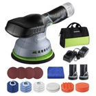Workpro 12V 6inch Cordless Car Buffer Polisher Dual Action Polisher 2Pcs Battery