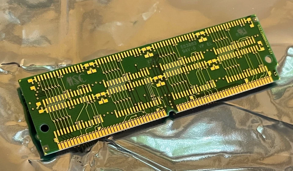 72 PIN 64MB EDO SIMM MEMORY 60nS PREMIUM QUALITY GOLD PLATED (x1) fcb11.3 - Image 2 of 4