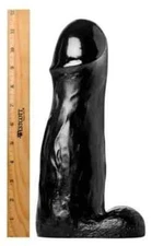 Master Cock The ManOlith Huge 11.75 inch Veined dildo-dong w/ Balls Sex Toy