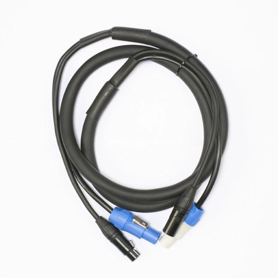 Accu-Cable AC5PPCON6 6 Foot 5-Pin Male-Female Power Link+DMX Combo Cable ADJ - Image 2 of 2