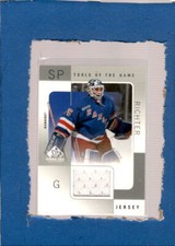 2000-01 SP Game Used Tools of the Game #MR Mike Richter MINT MEM NY Ran ID:40849