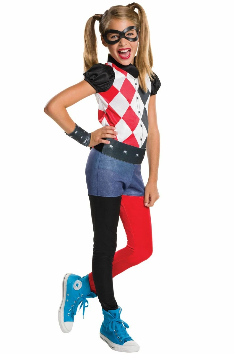 Harley Quinn DC Rubie's Superheroine Child Carnival Costume Art.620744