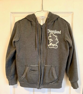 Disney 55th Anniversary Mickey Mouse Hoodie S Grey Sweatshirt