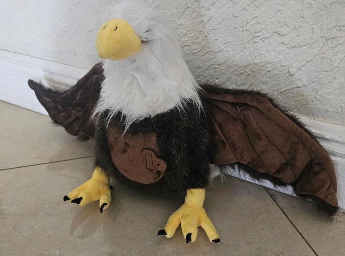 ADORE 27" Liberty the Bald Eagle Stuffed Animal Plush Walltoy Wall Mount