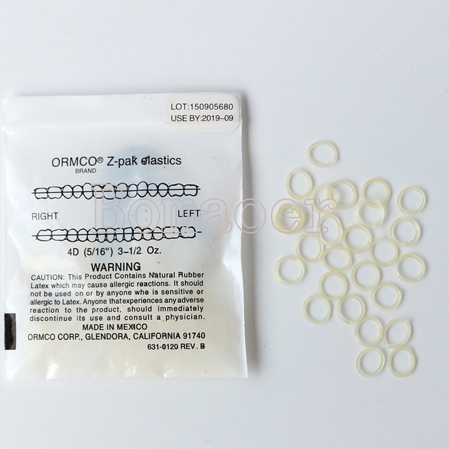 1500 Elastici Ortodontici In Lattice - Per Apparecchi Dentali, Gomma Di - Foto 7