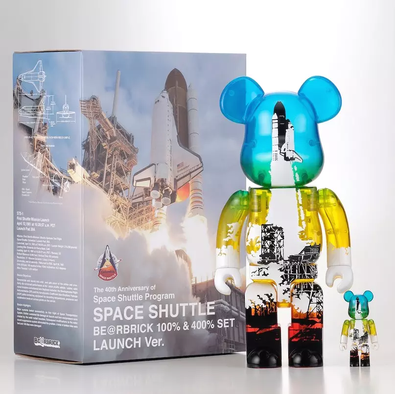 SPACE SHUTTLE BE@RBRICK LAUNCH 100%&400%