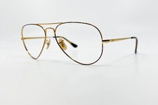 Ray-Ban Eyeglasses Oval Gold Aviator RB 6489 2945 58-14-140
