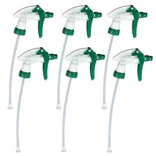 6 Pcs Heavy Duty Chemical Resistant Trigger Sprayer Spray Bottle Nozzle Head