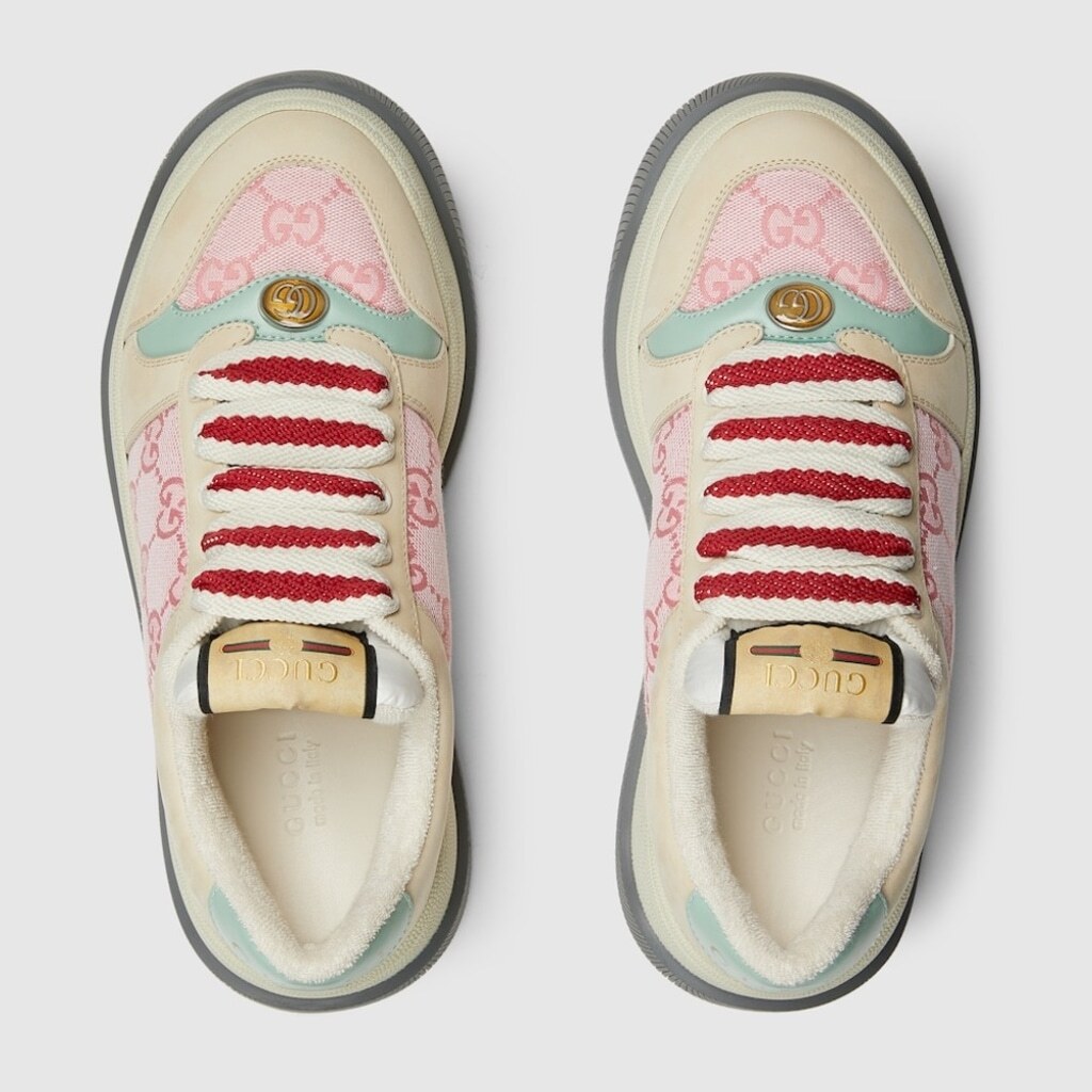 GUCCI AUTHENTIC GUCCI WOMEN'S SCREENER SNEAKER SIZE 38 | eBay