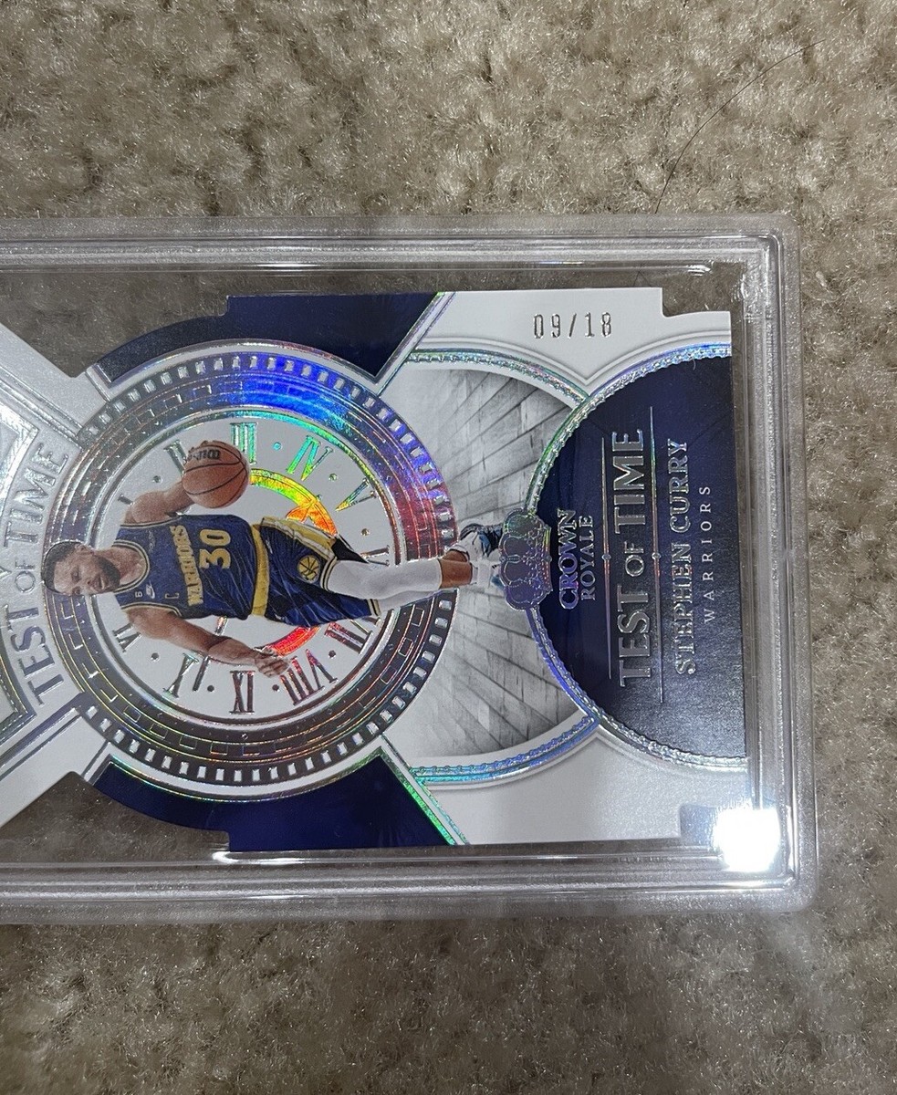 2022-23 Panini Crown Royale Stephen Curry Test of Time Asia Silver