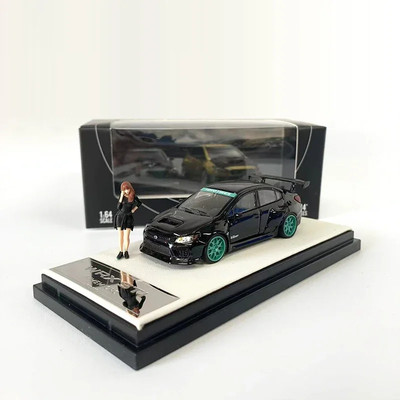 Time Micro 1:64 Toy Model Subaru WRX STI Alloy Die-Cast Vehicle Collection-Black