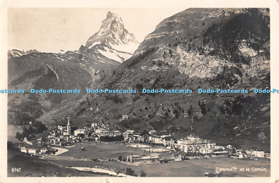 R316024 Zermatt et le Cervin Perrochet Matile Lausanne 1931