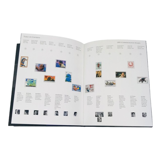 USPS 1995 Commemorative Stamp Collection Book and All STAMPS in MINT