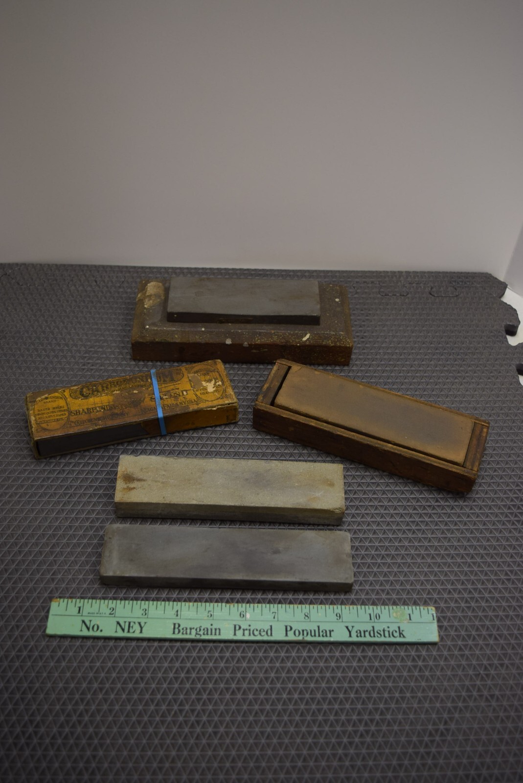 VINTAGE HONE SHARPENING STONES LOT Carborundum 110 Razor Knife eBay