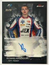 2024 Topps Finest F1 #FAC-VERS Richard Verschoor Finest Autograph Black 05/10