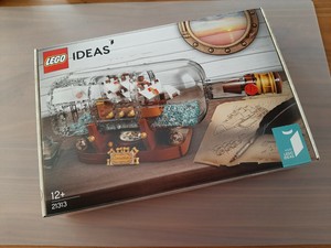 lego ideas barco en botella