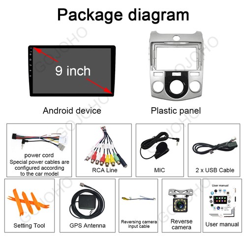 32GB For Kia Cerato Forte 2008-2013 Android 13 Car Radio Stereo GPS Navi Carplay - Picture 5 of 21