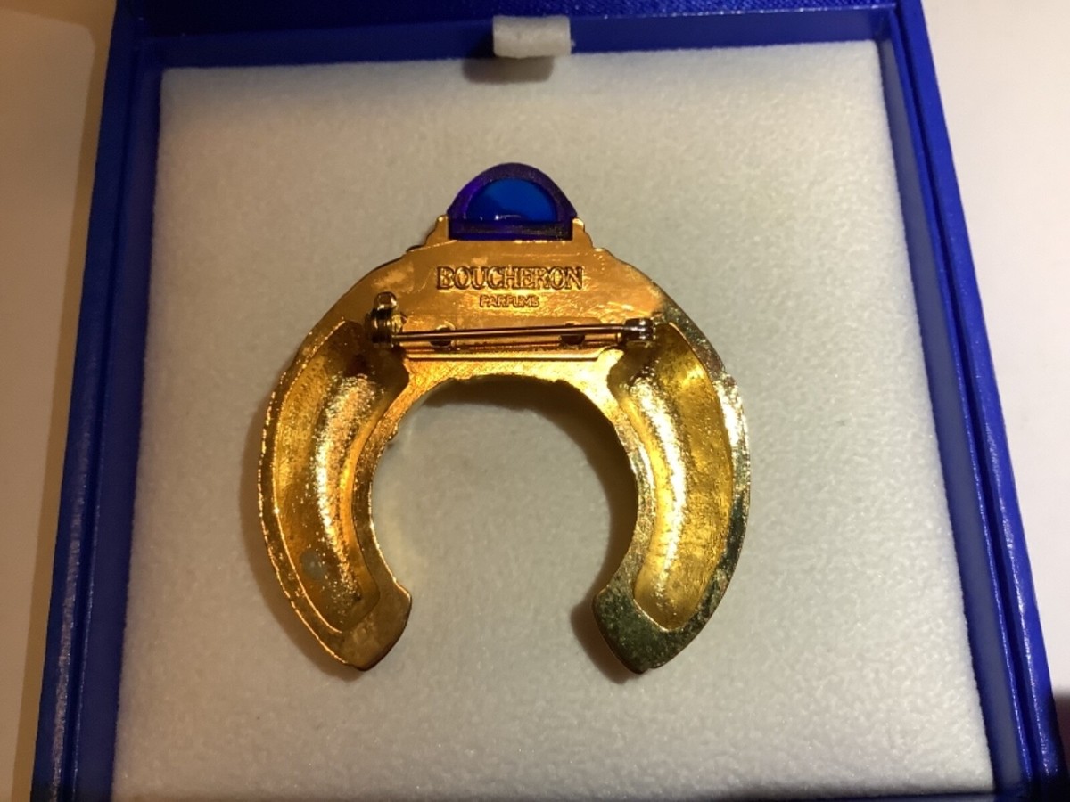 Boucheron Parfums ゴールド メタル ピン ヴィンテージ Boucheron Parfums ゴールド メタル ピン ヴィンテージ（3