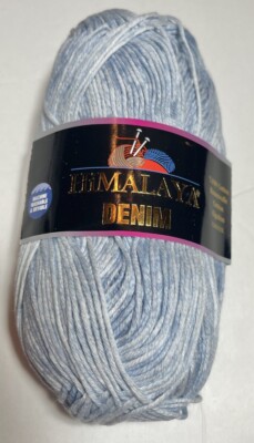 HIMALAYA DENIM COTTON YARN. 1 Pk.  COL 115-25. I Combine Ship.