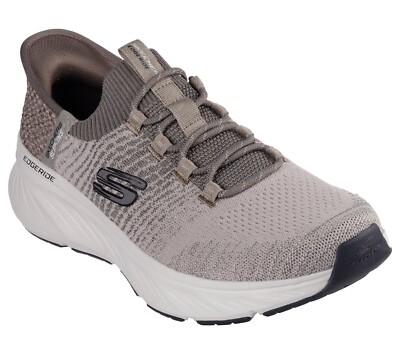 Shoes Skechers  Mens Hands Free Slip Ins Taupe Extra wide Fit Memory Foam 232932