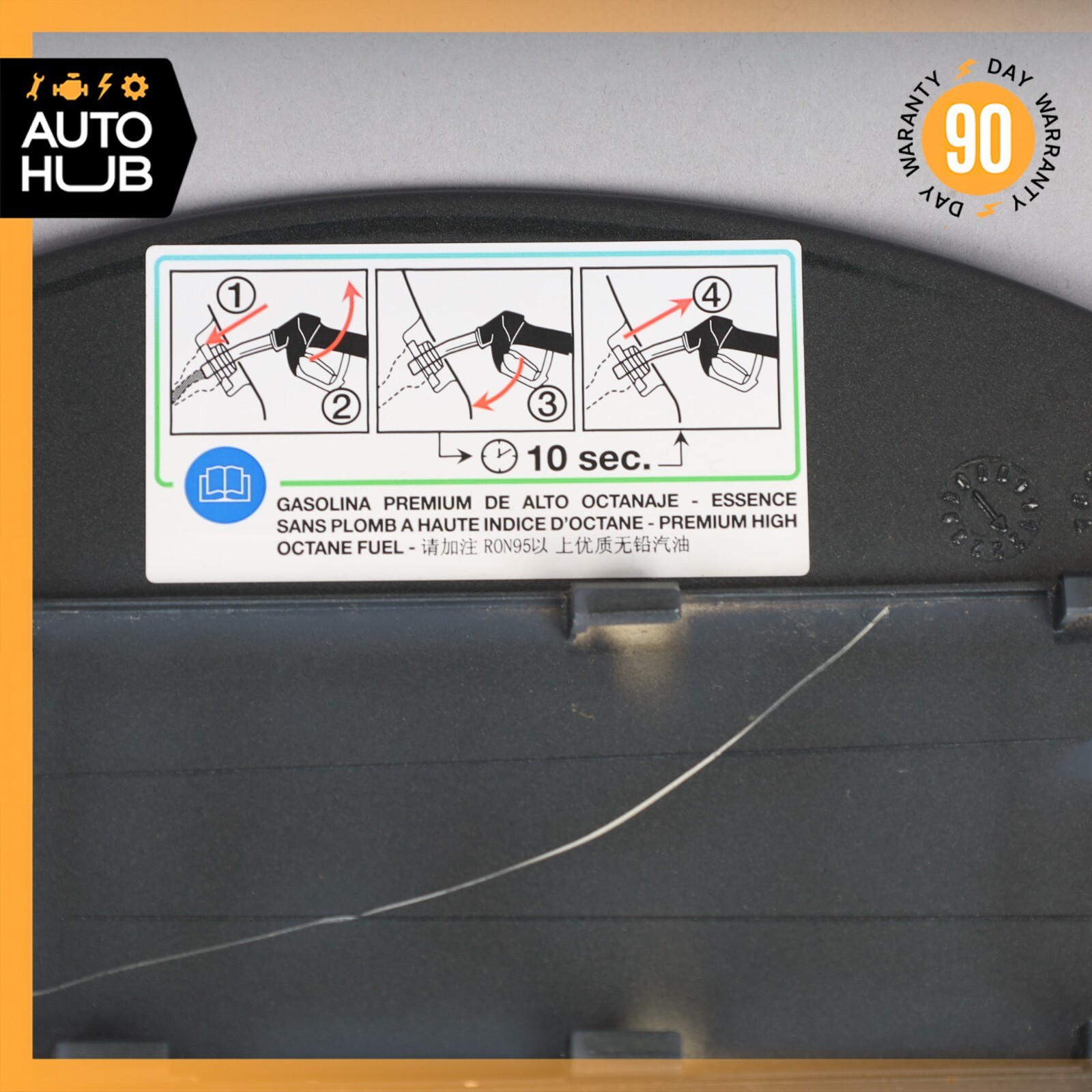 17-20 Maserati Levante M161 Fuel Gas Tank Lid Door Cover OEM 44k