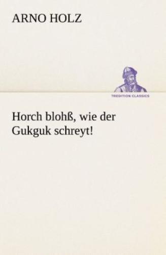 Horch Blohß, Wie Der Gukguk Schreyt 2137