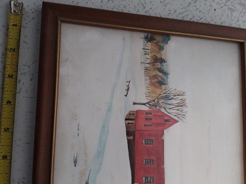 Vintage Signed Painting Or Picture in Frame 1972 - Picture 19 of 22