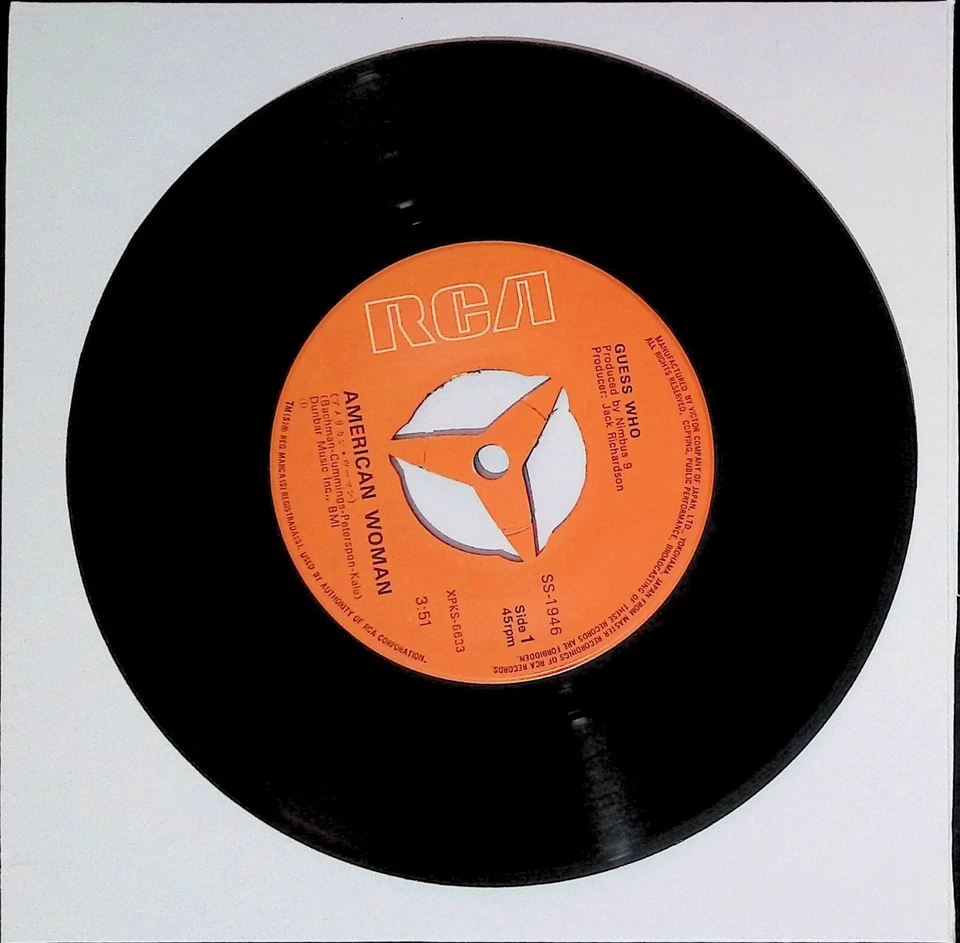 The Guess Who - American Woman / No Sugar Tonight Japan 7" Vinyl 1970 - Image 4 of 4