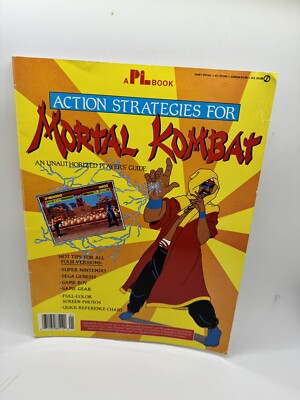 ACTION STRATEGIES FOR MORTAL KOMBAT Unauthorized Players Guide (Paperback, 1993)