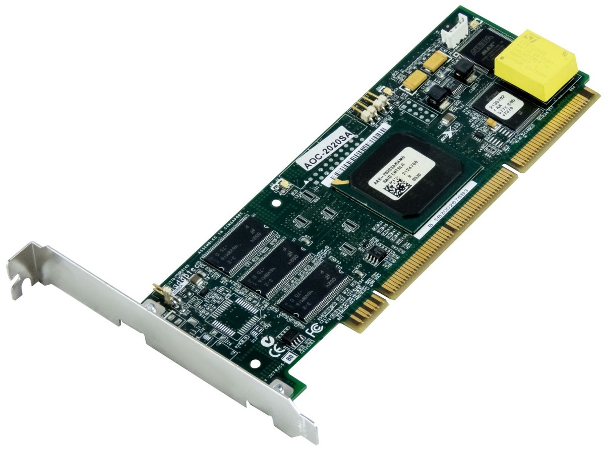 CONTROLLER ADAPTEC AAR-2020SA/64MB SCSI RAID PCI-X | eBay
